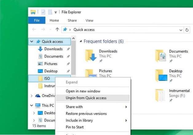 How To Disable Quick Access In Windows 10