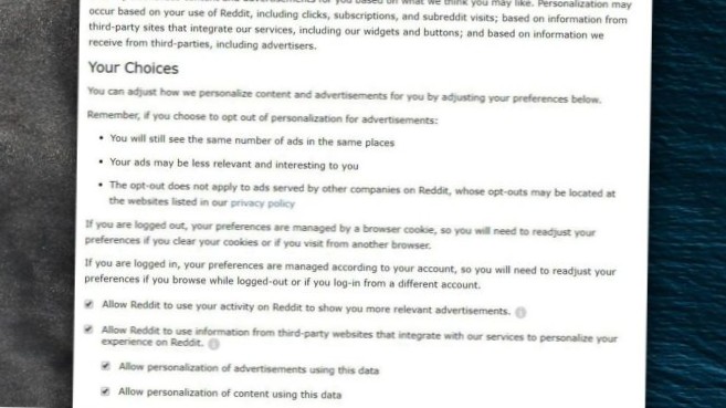Sådan deaktiveres Reddit Tracking Outbound Links