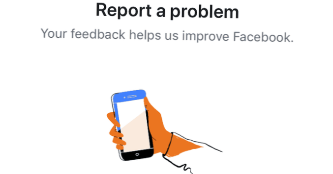 Comment désactiver Shake pour signaler un problème dans les applications Facebook