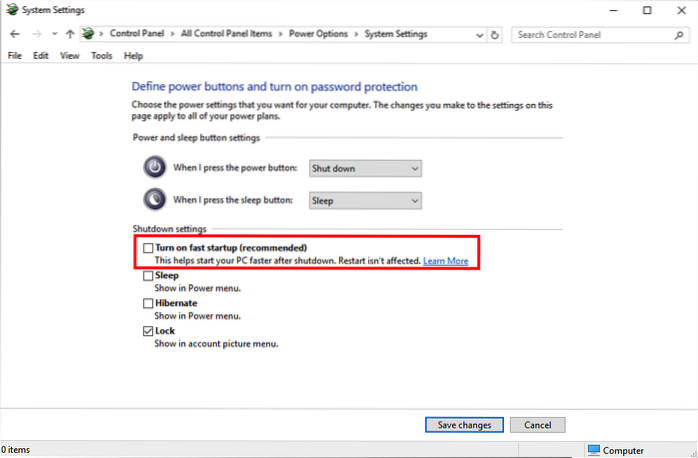 Sådan deaktiveres startprogrammer i Windows 10 for at starte hurtigt