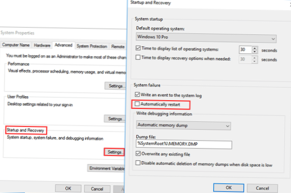 So deaktivieren Sie den Systemneustart unter Windows 10