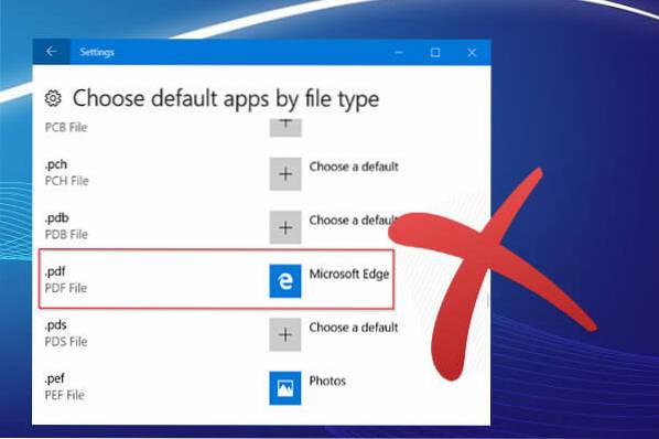 How To Disable The PDF Reader In Edge In Windows 10