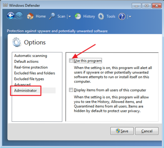 How To Disable, Uninstall or Remove Windows Defender
