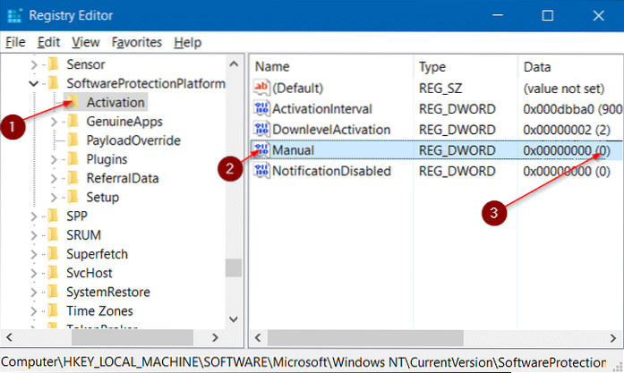 Jak zakázat funkci automatické aktivace systému Windows 10