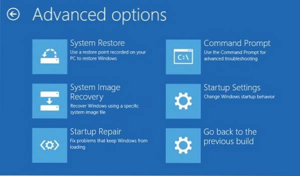 How to Display Advanced Boot Options in Windows 10
