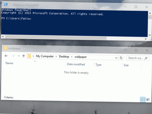 Cómo descargar un archivo con un comando de PowerShell en Windows 10