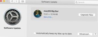 Een macOS-update downloaden en installeren