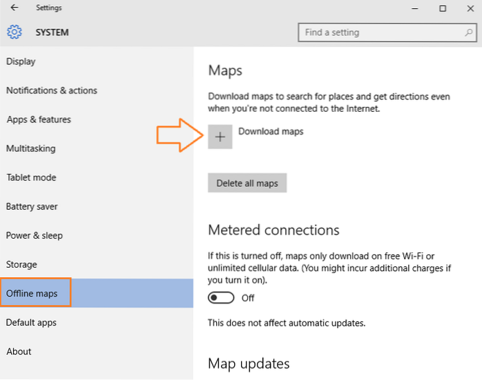Jak stahovat a používat offline mapy v systému Windows 10