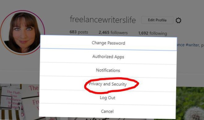 Jak stáhnout vaše Instagram data