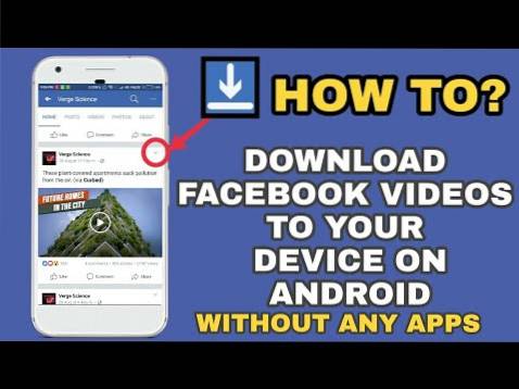 How To Download/Save Videos