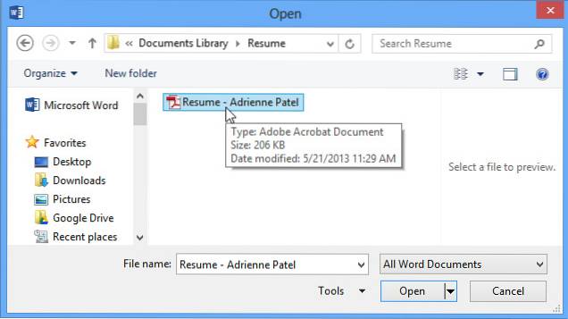 How To Edit PDF Files In Office Word 2013