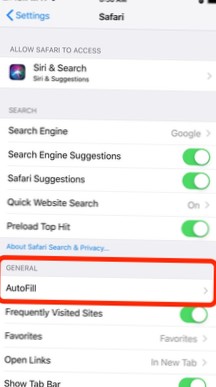 Come modificare le informazioni personali nella compilazione automatica su iOS
