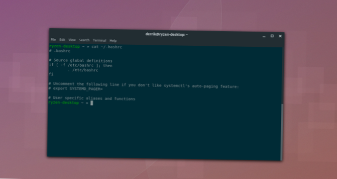 Så här redigerar du BashRC-filen för att göra Bash mer användbar på Linux