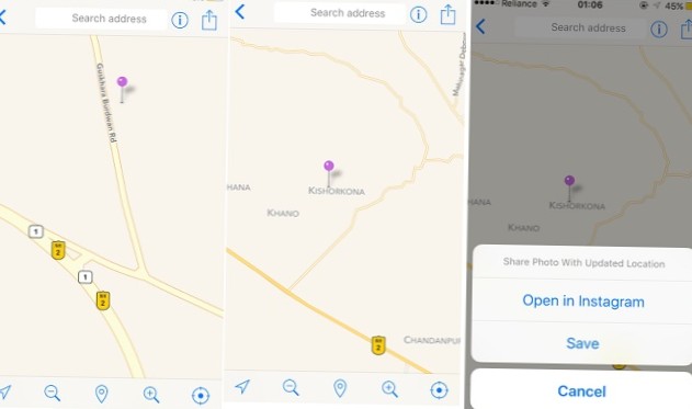 Como editar a geotag de uma foto no seu iPhone