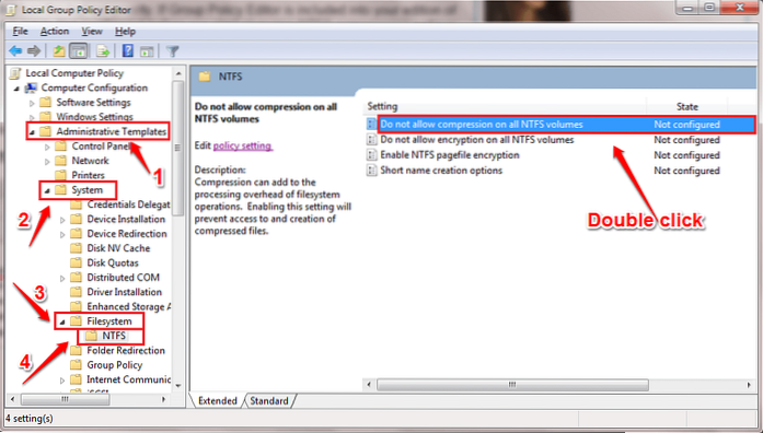 Comment activer / désactiver la compression NTFS dans Windows pour améliorer les performances