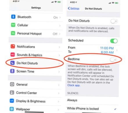 So aktivieren Sie Nicht stören für die Schlafenszeit unter iOS 12