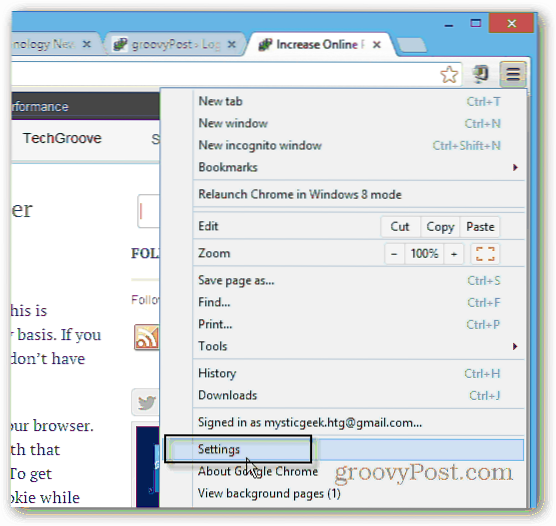 Hoe u de optie Niet volgen in Google Chrome kunt inschakelen