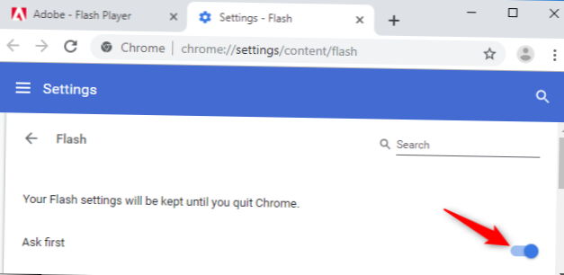 Så här aktiverar du Flash-spelare i Chrome