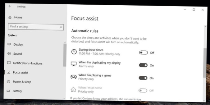 So aktivieren Sie den Fokus-Assistenten für Spiele unter Windows 10