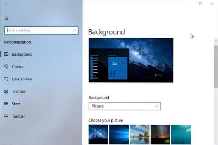 Como ativar ou desativar o design fluente no Windows 10