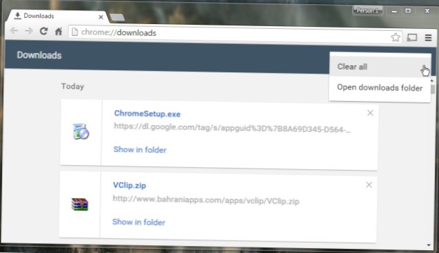 Cum să activați sau să dezactivați pagina de descărcare a noului design material în Chrome