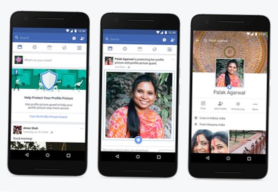 Comment activer la protection d'image de profil sur Facebook