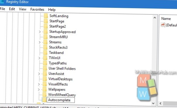 Jak włączyć / wyłączyć autouzupełnianie w Eksploratorze plików w systemie Windows 10