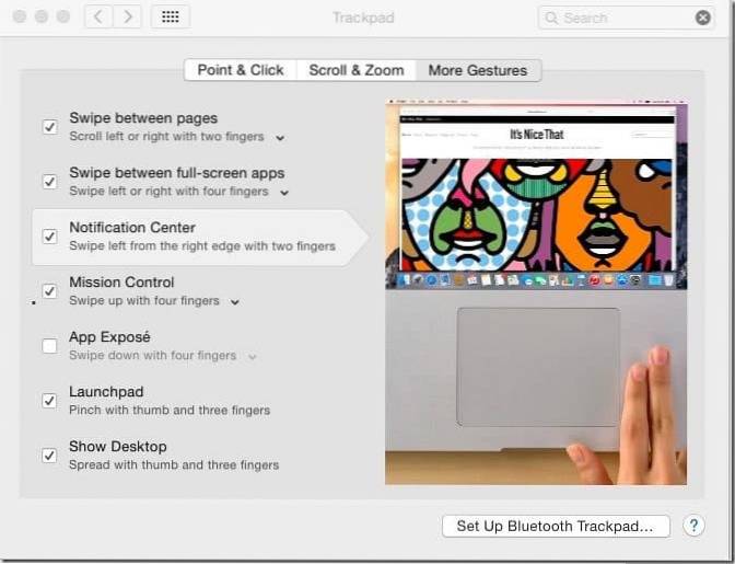 How To Enable/Disable Mac Trackpad Gestures