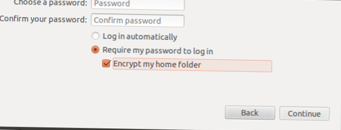 How To Encrypt The Home Folder On Linux