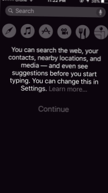 Sådan ekskluderes apps fra Spotlight-søgning i iOS 9