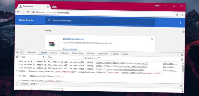 Comment exporter des liens de téléchargement à partir de Chrome