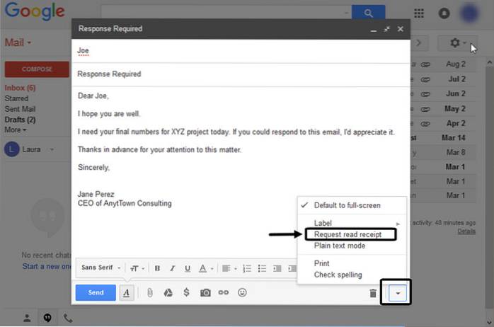 How To Find out if your sent mail is read or not on Gmail