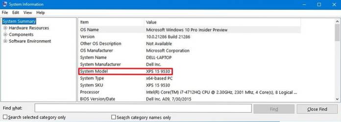 Cum să găsiți numărul modelului pentru laptopul dvs. Windows 10