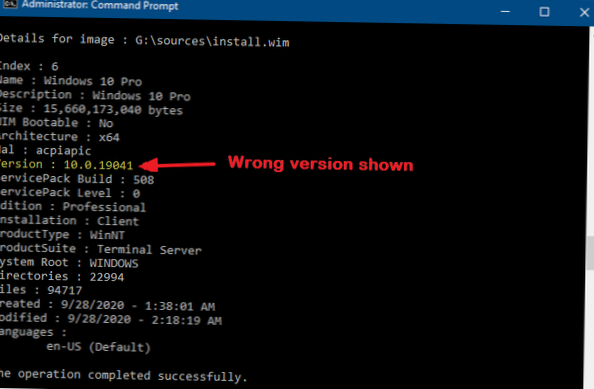 Jak znaleźć wersję systemu Windows i skompilować ją z pliku ISO