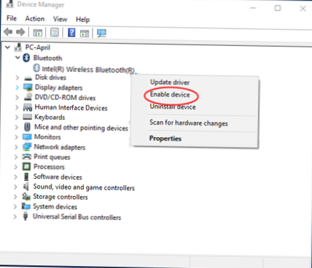 So beheben Sie Bluetooth, das nach dem Upgrade unter Windows 10 fehlt