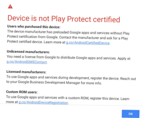 How To Fix “Device Is Not Certified By Google” Error On Android