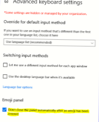 How To Fix Emoji Panel Not Opening In Windows 10