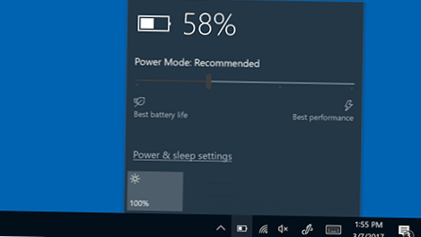 How To Fix Missing Battery Slider In Windows 10 Fall Creators Update