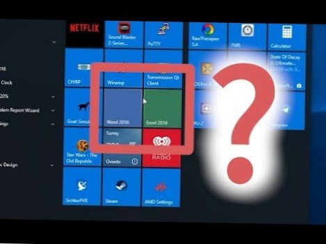 Cómo arreglar los iconos de mosaicos que faltan en el menú Inicio en Windows 10