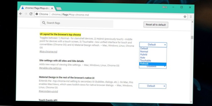 Sådan repareres ingen titelbjælkefarve i Chrome 67 på Windows 10