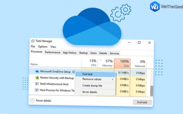 How to fix OneDrive high CPU usage on Windows 10