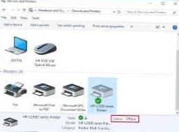 How to fix printer offline on Windows 10