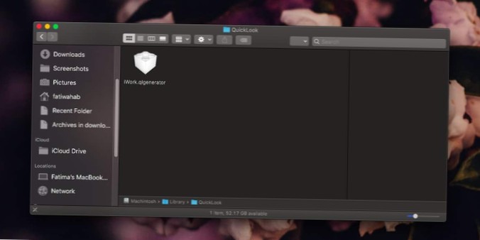 Så här fixar du Quick Look fast vid laddning på macOS