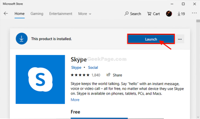 Jak opravit Skype, který se neotevírá v počítači se systémem Windows 10