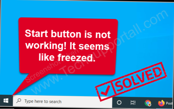 Come riparare il pulsante del menu Start che non funziona su Windows 10