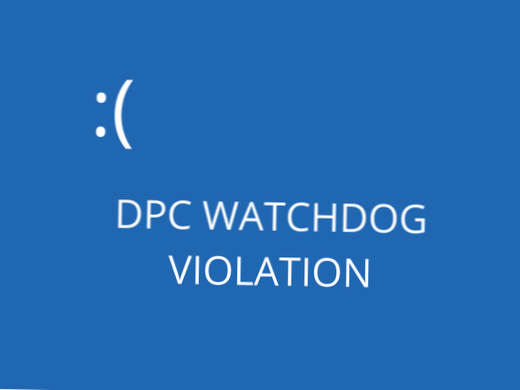 Sådan fixes DPC WATCHDOG VIOLATION-fejlen (arbejdsløsninger)