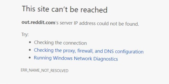 Cum se remediază eroarea Chrome ERR_NAME_NOT_RESOLVED