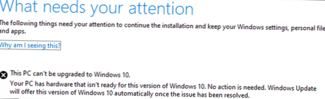 Cómo corregir el error Esta PC no se puede actualizar a Windows 10 en la actualización de Windows 10 de mayo de 2019