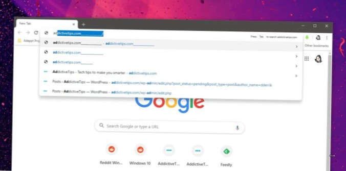 So beheben Sie nachfolgende Unterstriche am Ende von URLs in Chrome