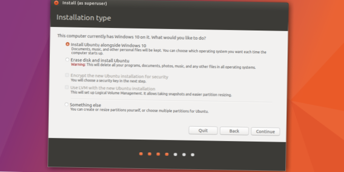 Jak opravit Ubuntu, který během instalace nedetekoval oddíl Windows 10